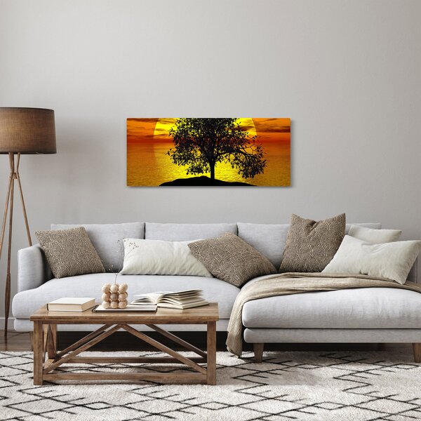 Slika siluete stabla (120x50 cm)