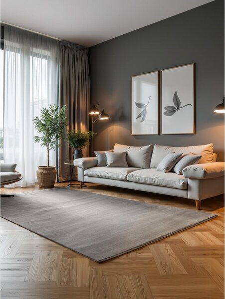 Sivi/krem tepih 120x170 cm Perles Dolomite – Elle Decoration