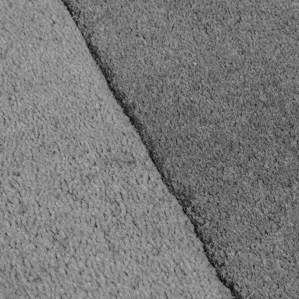 Crni/sivi ručno rađen vunen tepih 150x240 cm Lozenge Monochrome – Flair Rugs
