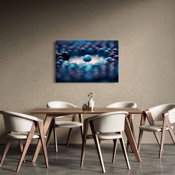 Slika - Plave kuglice (90x60 cm)
