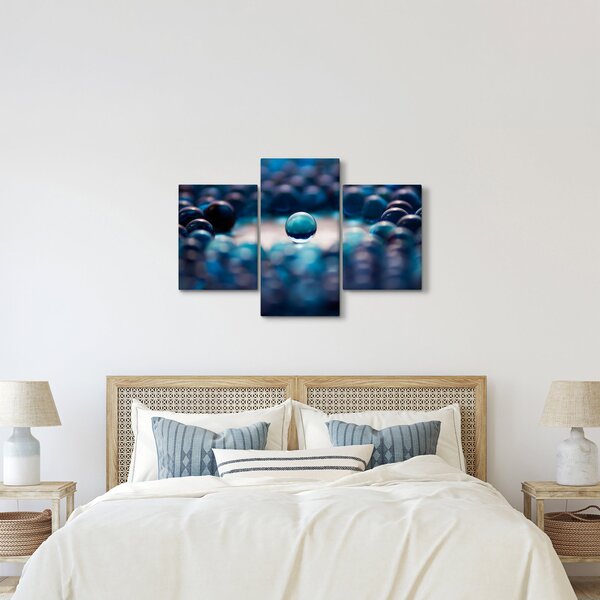 Slika - Plave kuglice (90x60 cm)