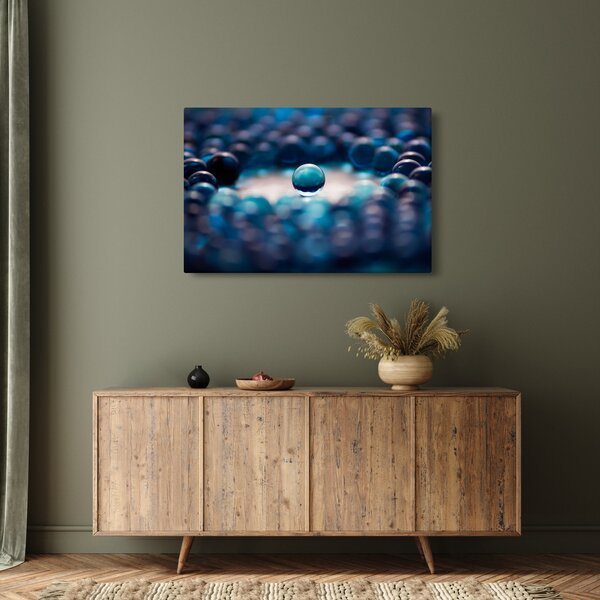 Slika - Plave kuglice (90x60 cm)