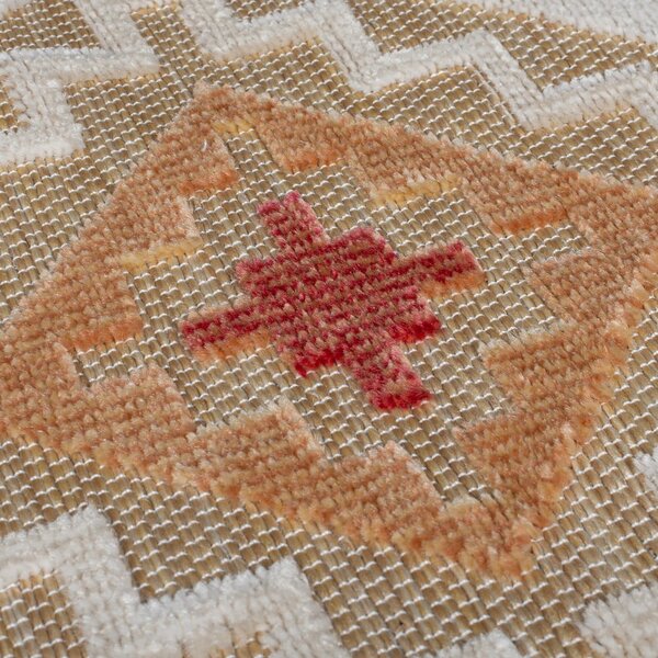Krem vanjski tepih 200x290 cm Zion Natural – Flair Rugs