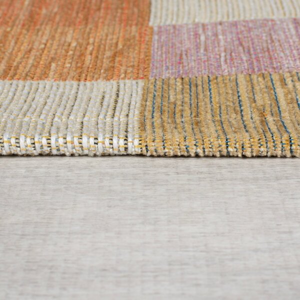 Narančasti/u prirodnoj boji tepih 155x230 cm Riley Block Geo – Flair Rugs