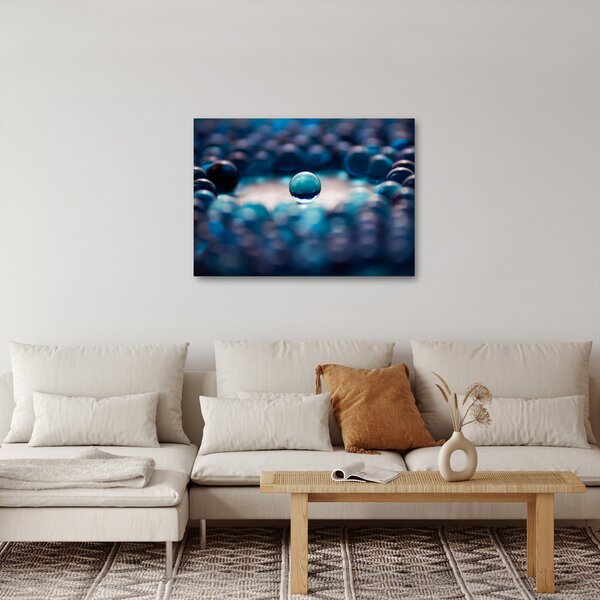 Slika - Plave kuglice (70x50 cm)