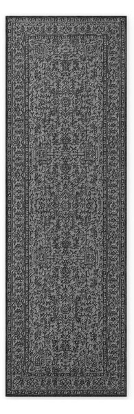 Crno-bijela unutarnja i vanjska staza 80x250 cm Duet Kona – NORTHRUGS