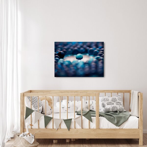 Slika - Plave kuglice (70x50 cm)