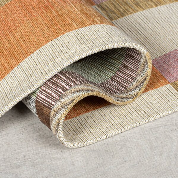 Narančasta/u prirodnoj boji staza 60x230 cm Riley Block Geo – Flair Rugs