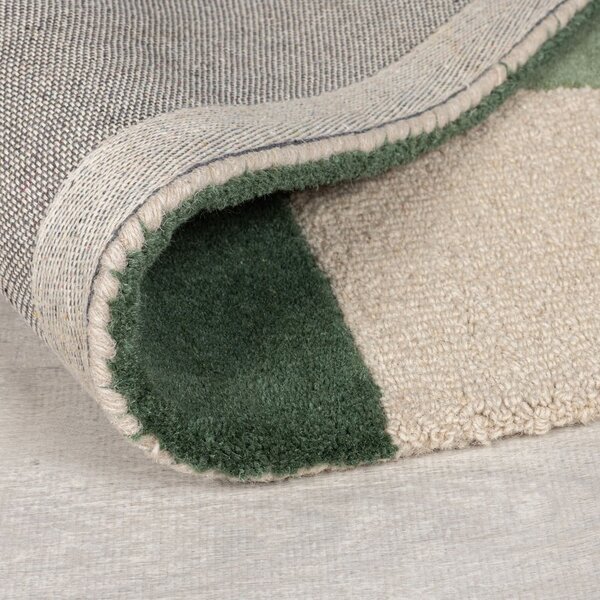 Zeleni ručno rađen vunen tepih 160x230 cm Glow Green & Blue – Flair Rugs