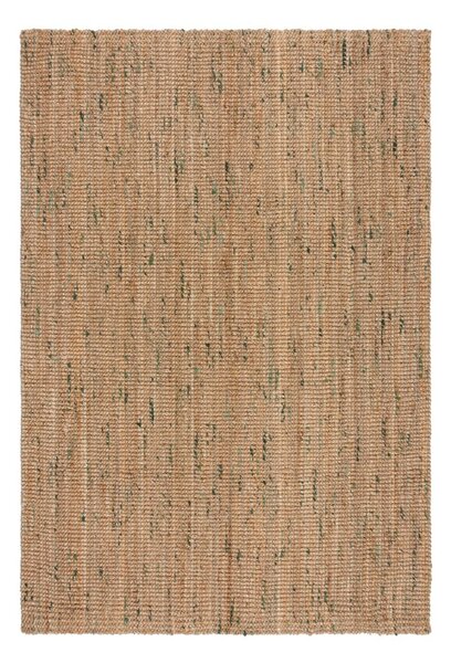 Zeleni/u prirodnoj boji obostrani/ručno rađen juten tepih 120x170 cm Jute Boucle Green – Flair Rugs