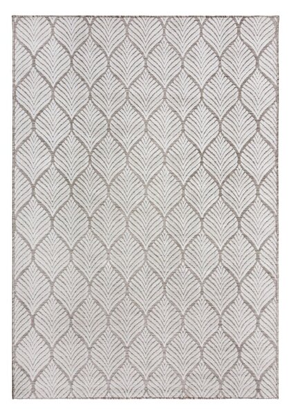 Unutarnji i vanjski tepih boje slonovače 80x150 cm Elm Leaf – Flair Rugs