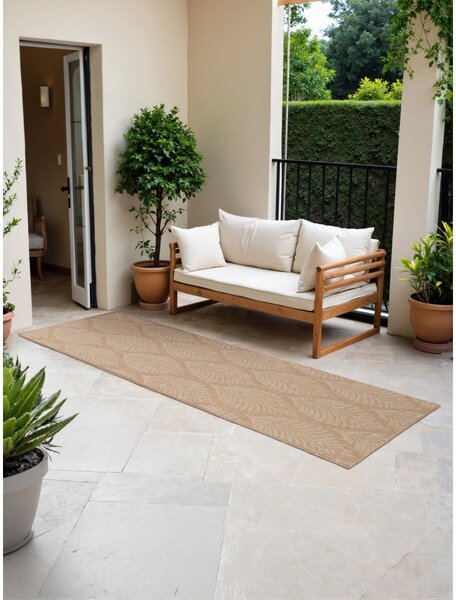 Bež/boje slonovače unutarnja i vanjska staza 80x250 cm Duet Liora – NORTHRUGS
