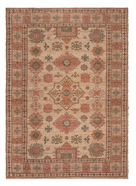 Ružičasti/boje terakote ručno rađen tepih od mješavine jute 160x230 cm Lana Jute – Flair Rugs