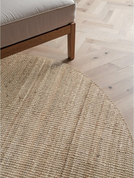 Juten okrugli tepih smeđe-sivi ø 160 cm Bouclé Jaipur – Hanse Home