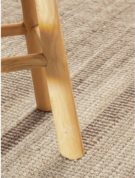 Juten okrugli tepih smeđe-sivi ø 160 cm Bouclé Jaipur – Hanse Home
