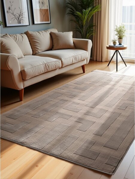 Bež tepih 120x170 cm Perles Onyx – Elle Decoration