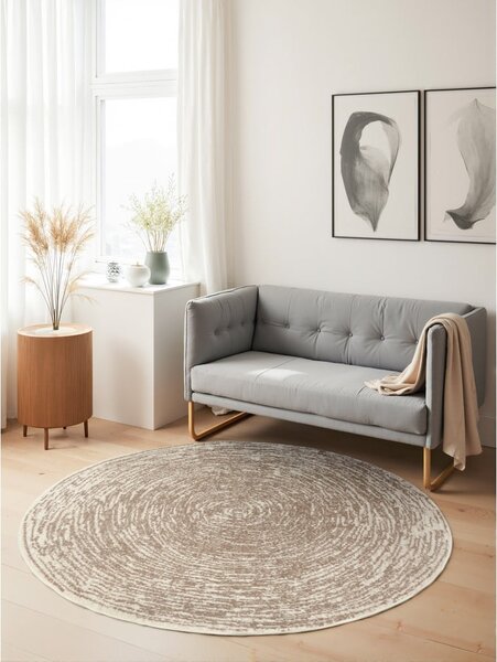 Bež/krem okrugli tepih ø 120 cm Gloria Cavallo – Hanse Home