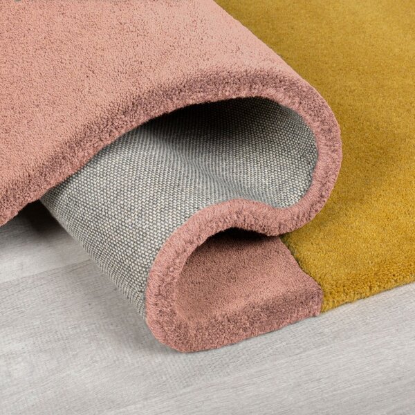 Plavi ručno rađen vunen tepih 120x180 cm Lozenge Bright Multi – Flair Rugs