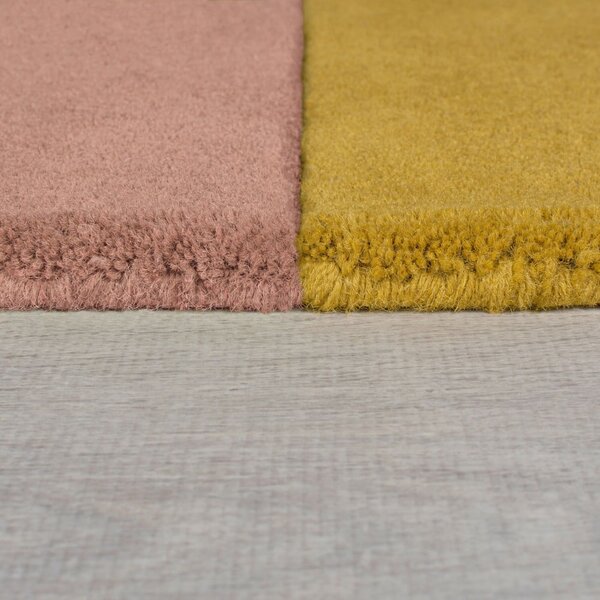 Plavi ručno rađen vunen tepih 120x180 cm Lozenge Bright Multi – Flair Rugs
