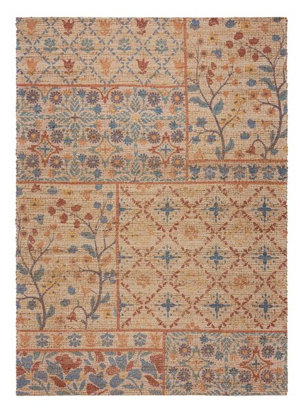 Ručno rađen tepih od mješavine jute u prirodnoj boji 160x230 cm Taylor Patchwork – Flair Rugs