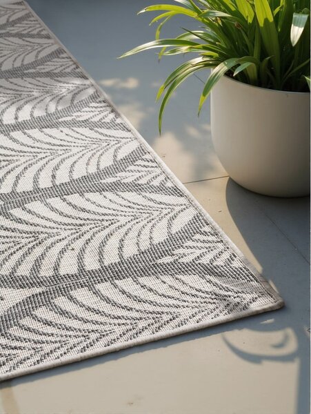 Sivi/boje slonovače unutarnji i vanjski tepih 160x230 cm Duet Liora – NORTHRUGS