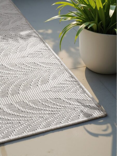 Sivi/boje slonovače unutarnji i vanjski tepih 160x230 cm Duet Liora – NORTHRUGS