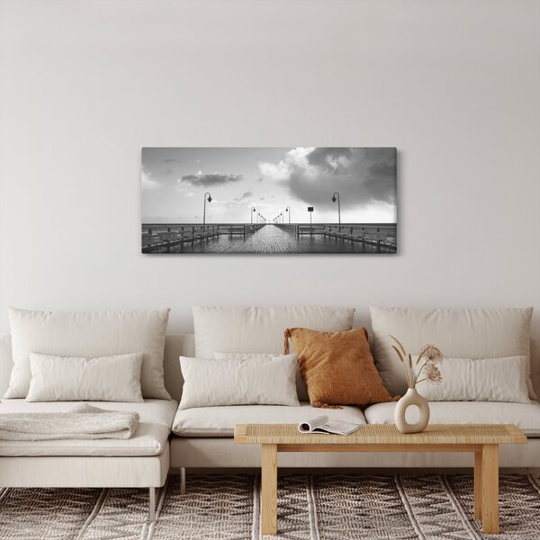 Slika - Šetalište uz obalu (120x50 cm)