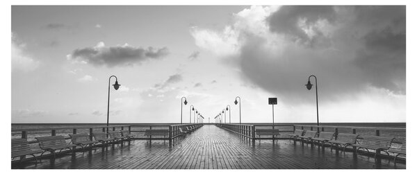 Slika - Šetalište uz obalu (120x50 cm)