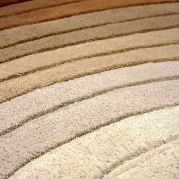 Ciglasti vunen tepih 160x230 cm Puddle Ombre Wool – Flair Rugs