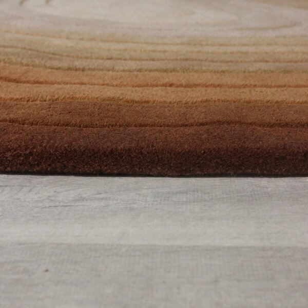 Ciglasti vunen tepih 160x230 cm Puddle Ombre Wool – Flair Rugs