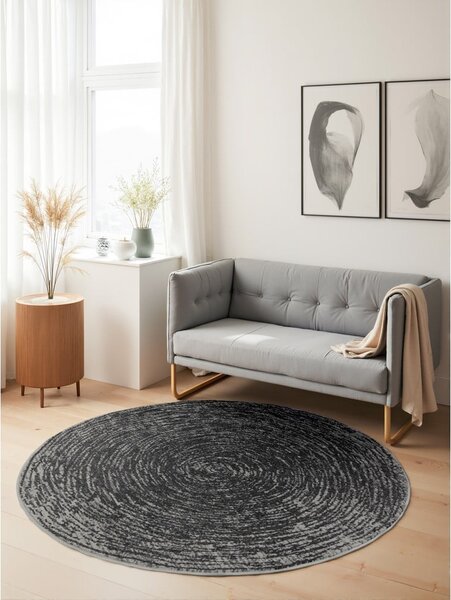 Sivi okrugli tepih ø 120 cm Gloria Cavallo – Hanse Home