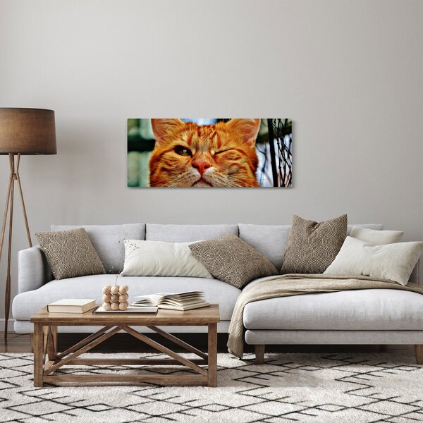 Slika mačke koja namiguje (120x50 cm)