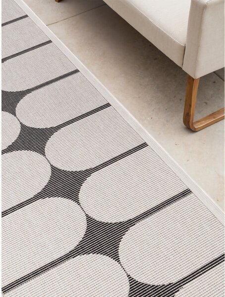 Crno-bijela unutarnja i vanjska staza 80x250 cm Duet Bowen – NORTHRUGS