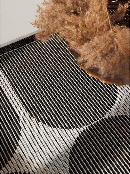 Crno-bijela unutarnja i vanjska staza 80x250 cm Duet Bowen – NORTHRUGS