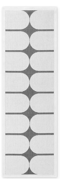 Crno-bijela unutarnja i vanjska staza 80x250 cm Duet Bowen – NORTHRUGS