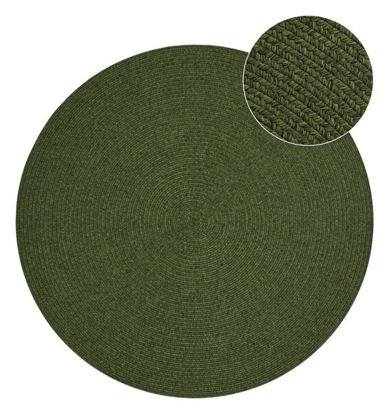 Zeleni okrugli vanjski tepih ø 150 cm - NORTHRUGS