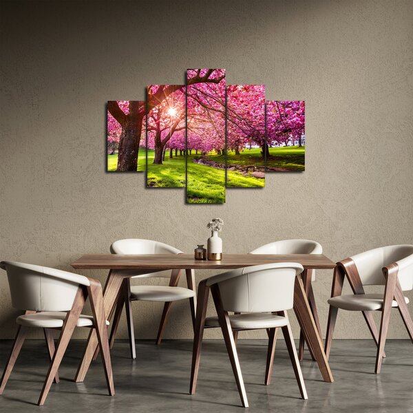 Slika procvjetalih trešanja, Hurd Park, Dover, New Jersey (150x105 cm)