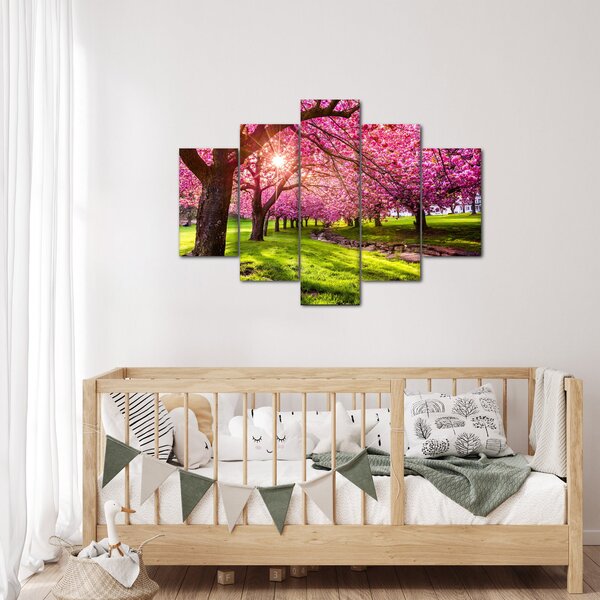 Slika procvjetalih trešanja, Hurd Park, Dover, New Jersey (150x105 cm)