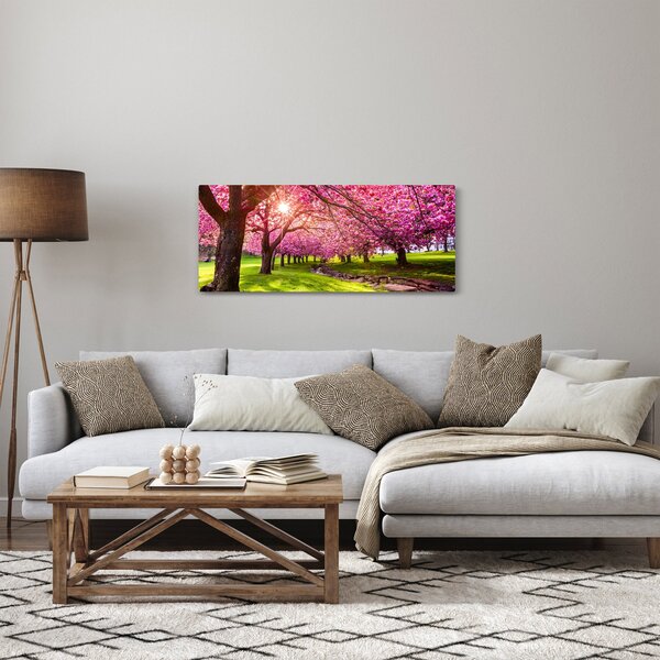 Slika procvjetalih trešanja, Hurd Park, Dover, New Jersey (120x50 cm)