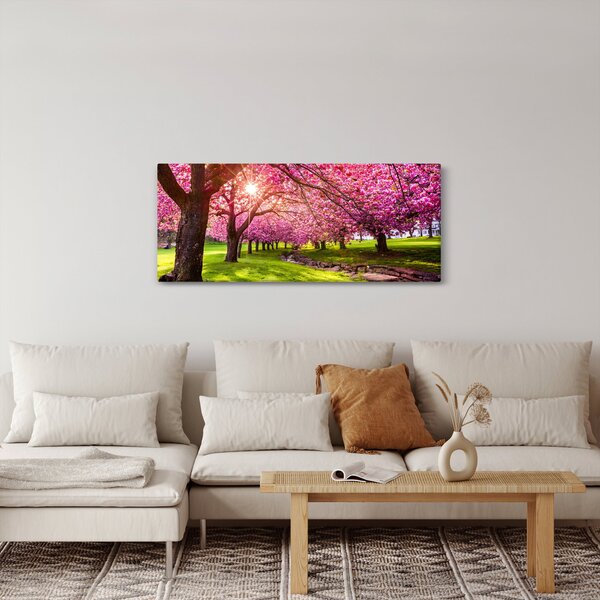 Slika procvjetalih trešanja, Hurd Park, Dover, New Jersey (120x50 cm)
