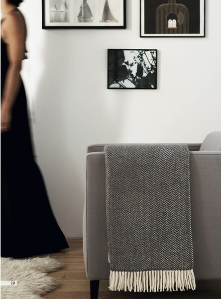 Pamučni pokrivač u boji meda Euromant Skyline, 140 x 160 cm