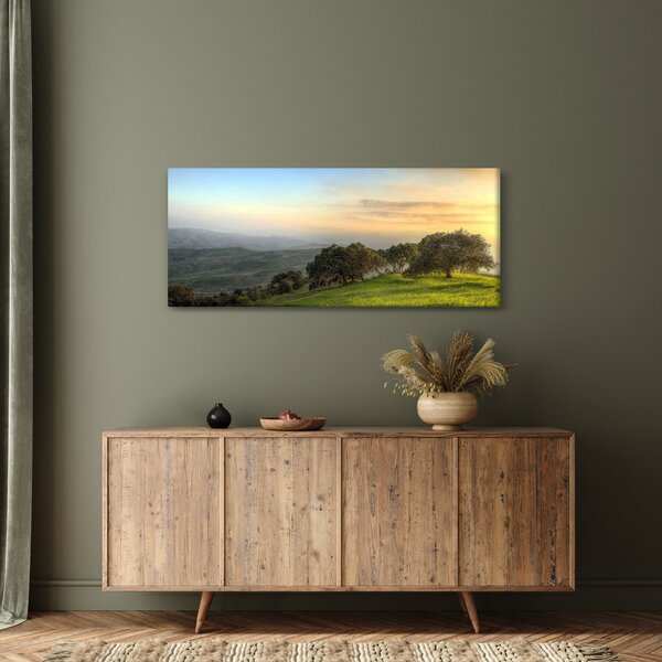 Slika - Pogled s brda (120x50 cm)