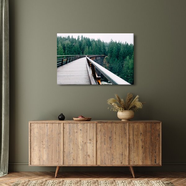 Slika - Most do vrhova drveća (90x60 cm)