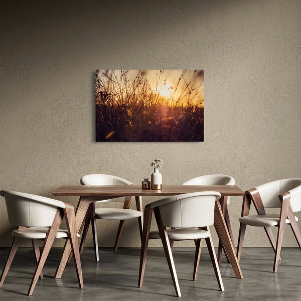 Slika polja pri zalasku sunca (90x60 cm)