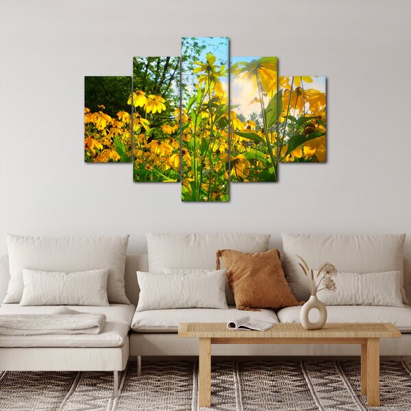 Slika žutog cvijeća (150x105 cm)