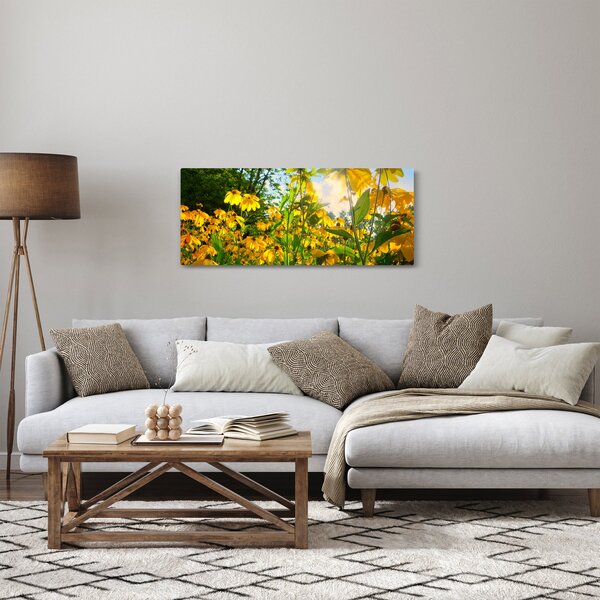 Slika žutog cvijeća (120x50 cm)