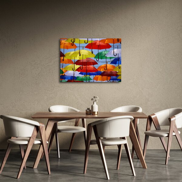 Slika šarenih kišobrana (70x50 cm)