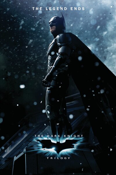 Umjetnički plakat The Dark Knight Trilogy - Batman Legend, (26.7 x 40 cm)