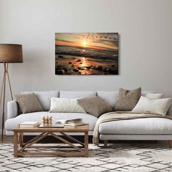 Slika - Zalazak sunca na oceanu (90x60 cm)