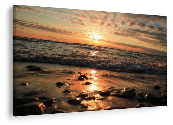 Slika - Zalazak sunca na oceanu (90x60 cm)
